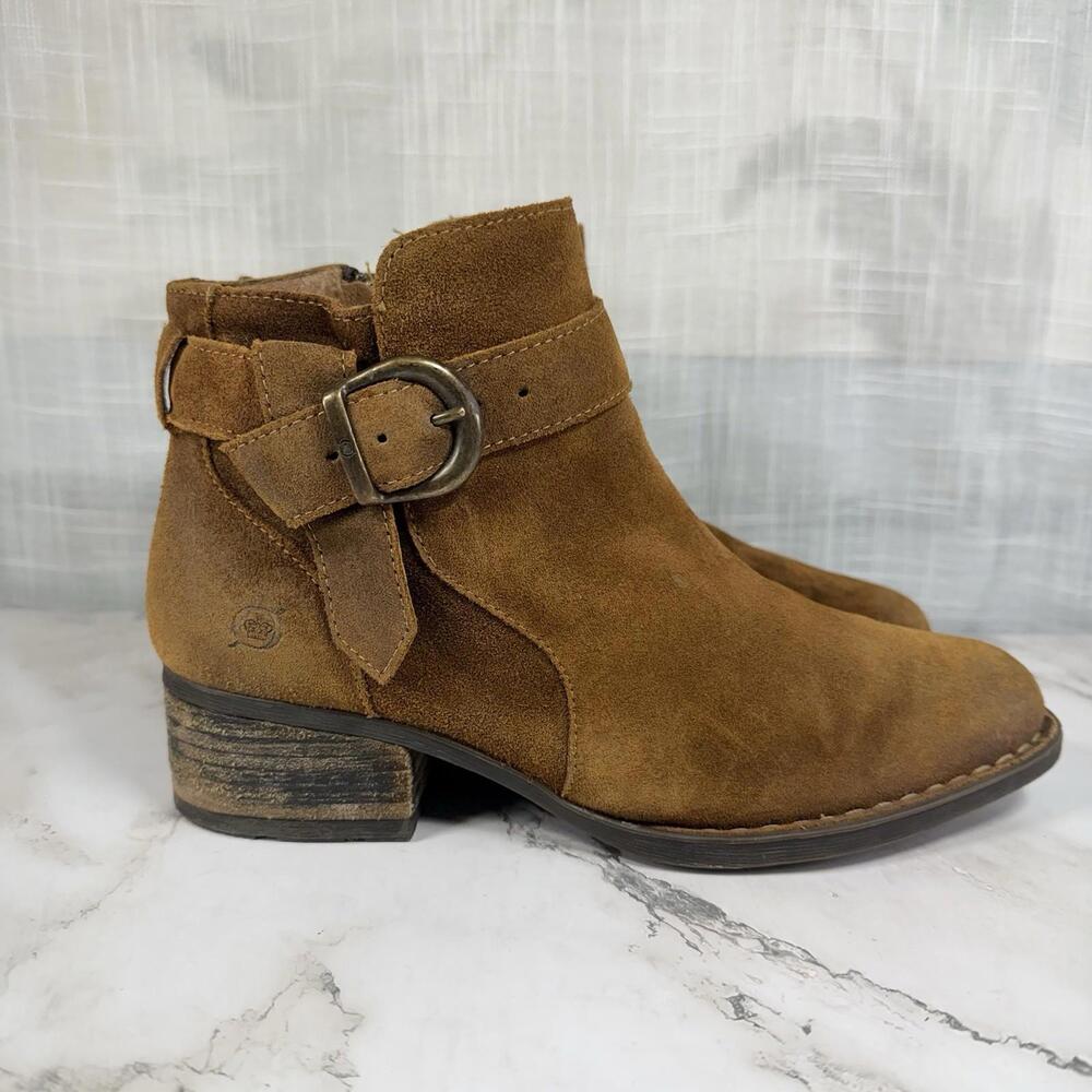Born Ankle Booties Suede Morocco US 8.5 EU 39.5 Boho Western Heritage Rustic